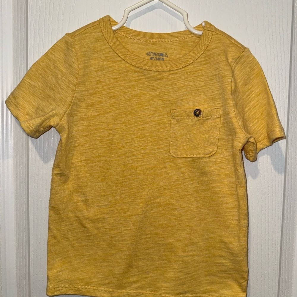 Garanimals Mustard Yellow Short Sleeve Tee with Pocket